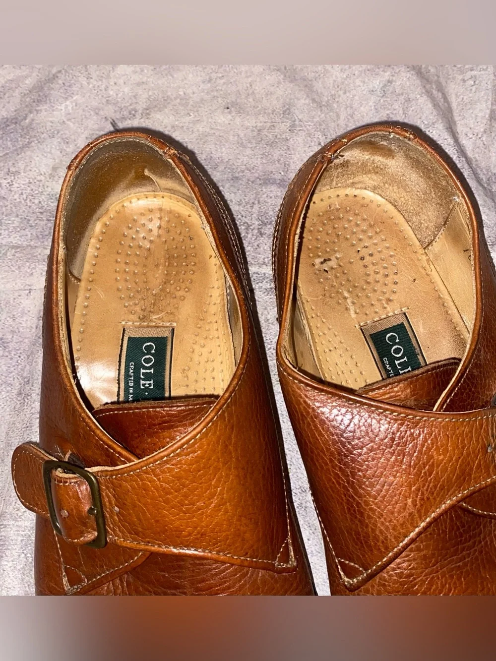 Rancourt Maine x Cole Haan Monk Strap Casual Dress Shoes Country Office 9.5 USA